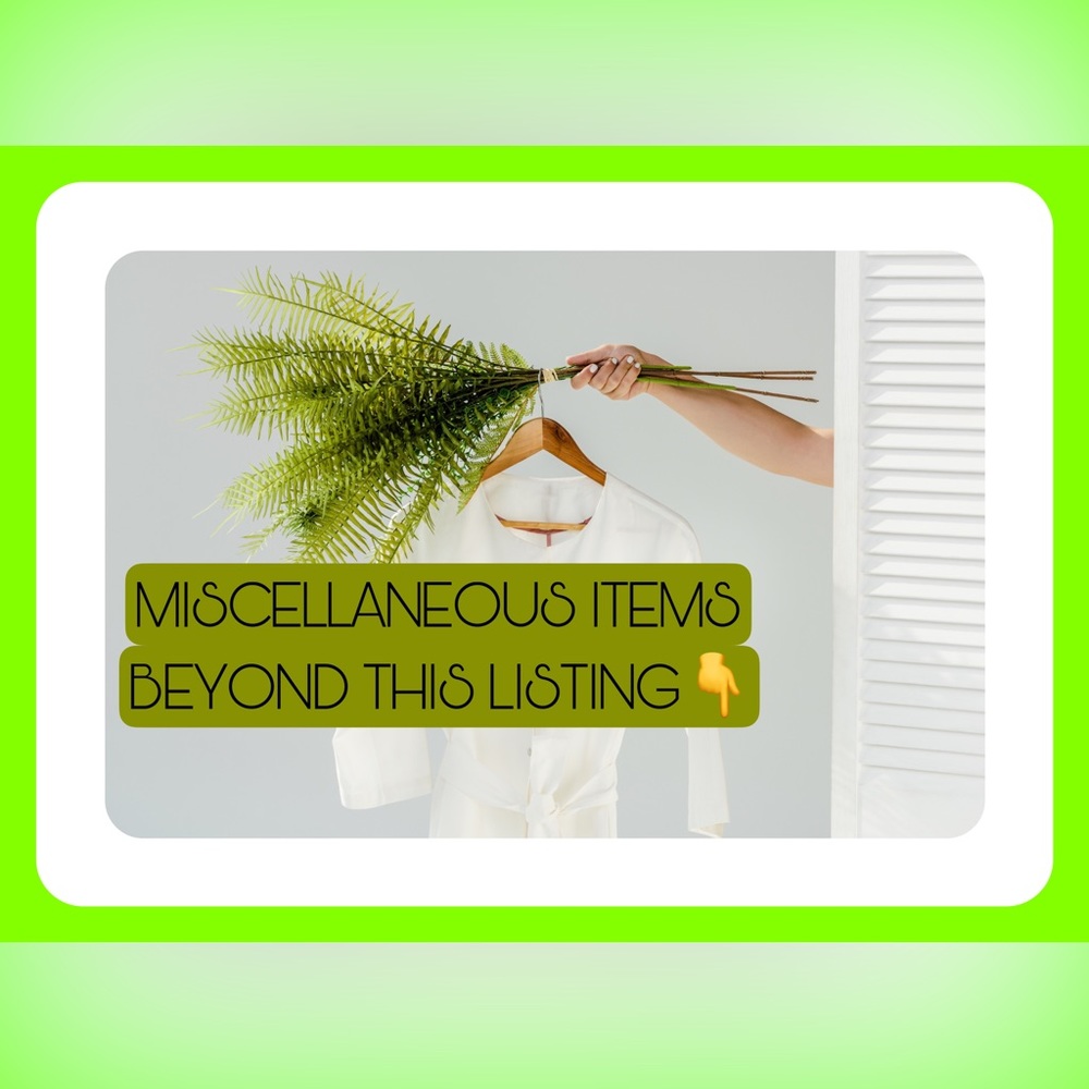 MISCELLANEOUS SOLD OUT/UNLISTED, NOT FOR SALE, ITEMS/PROMO &  HOLIDAY LISTINGS